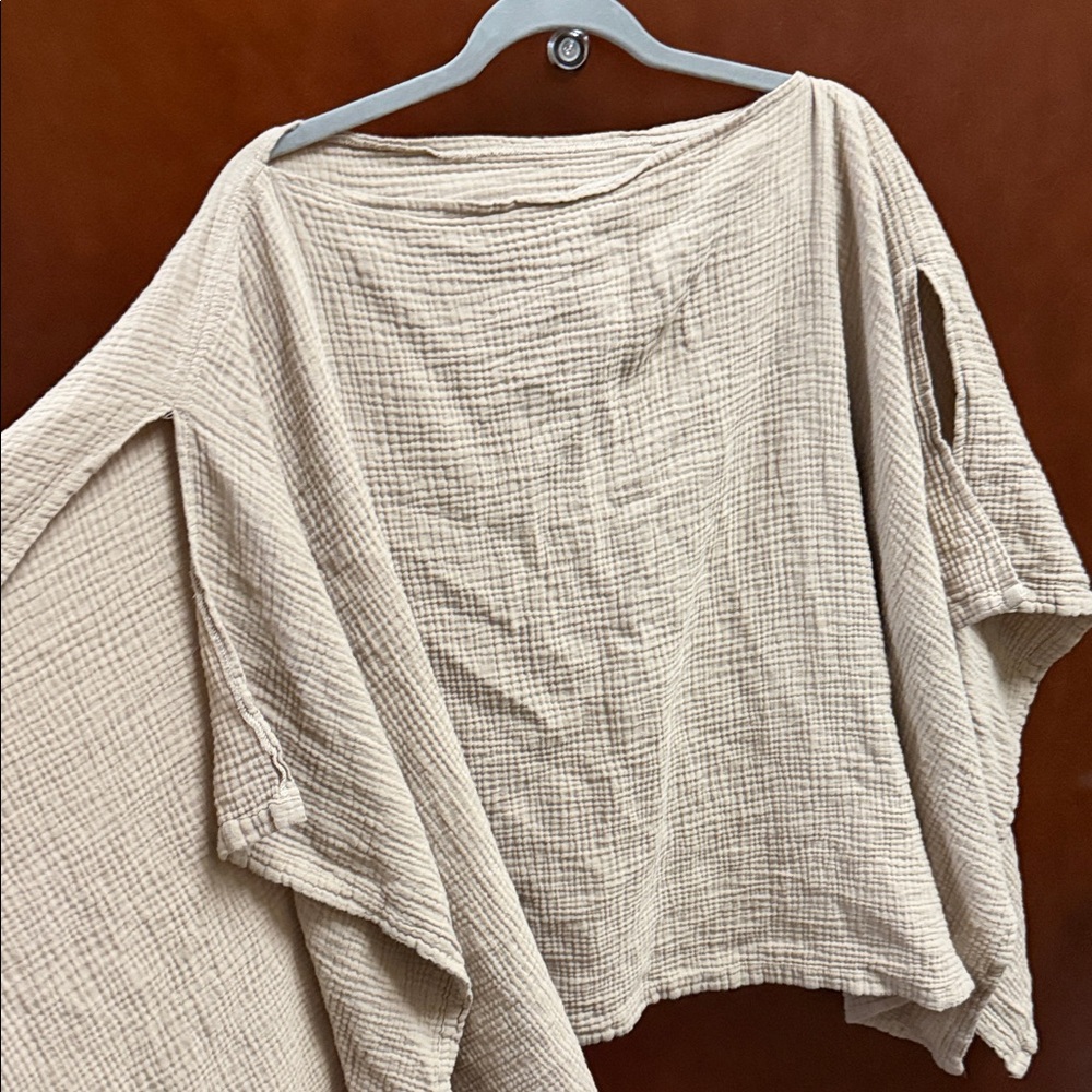 Light Beige Cotton nursing cover